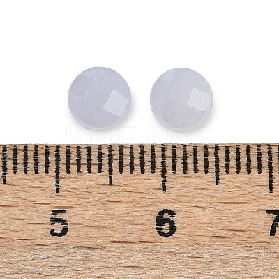 Natural Blue Lace Agate Cabochons G-B146-02B-6mm-1