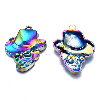 Rainbow Color Alloy Pendants PALLOY-N156-196-NR-1