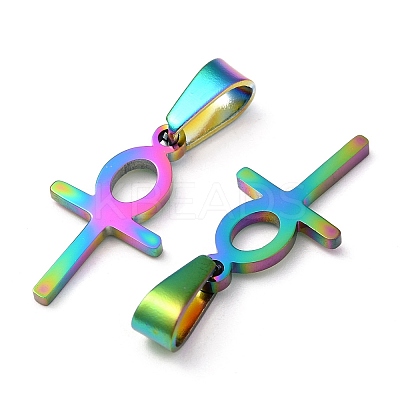Ion Plating(IP) 304 Stainless Steel Pendants STAS-P253-04MC-1