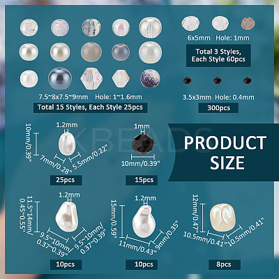DIY Beads Jewelry Making Finding Kit GLAA-AR0001-60-1