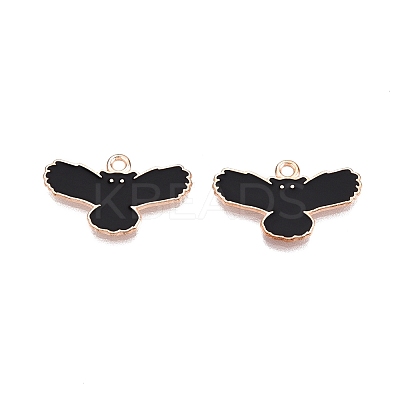 Halloween Theme Alloy Enamel Pendants PALLOY-N176-48-RS-1