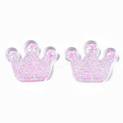 Transparent Resin Cabochons CRES-N034-16A-1