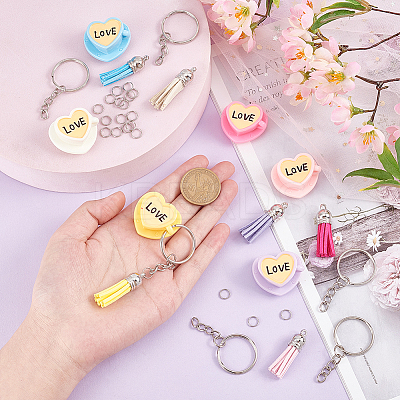 High Tea Theme Resin Keychain Making Kits DIY-CA0005-19B-1