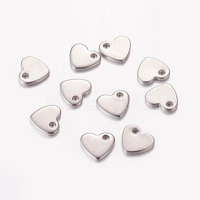 Tarnish Resistant 304 Stainless Steel Stamping Blank Tag Pendants STAS-Q112-1