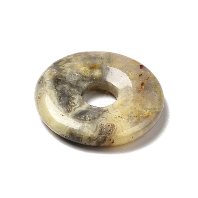 Natural Crazy Agate Pendants G-I331-01J-1