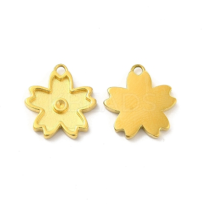 Ion Plating(IP) 304 Stainless Steel Pendant Rhinestone Settings STAS-F284-24G-1