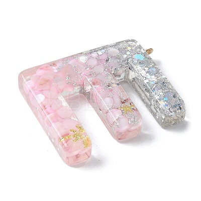 Resin Pendants RESI-B029-01P-E-1