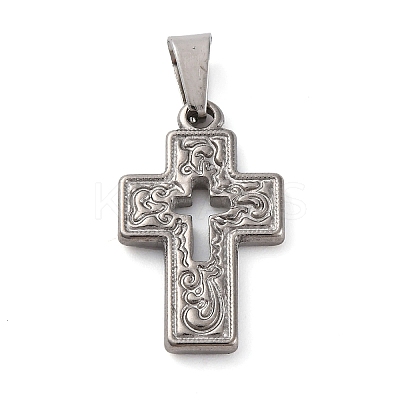 304 Stainless Steel Pendants X-STAS-P241-10P-1