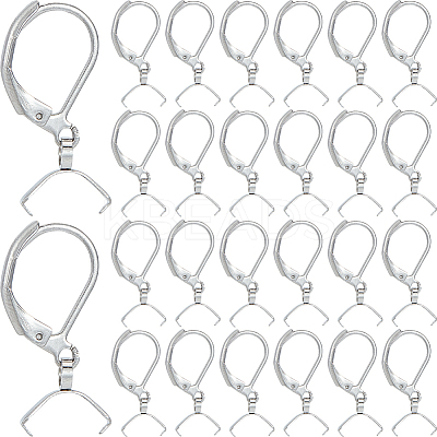 60Pcs 304 Stainless Steel Leverback Earring Findings STAS-SP0001-21P-1