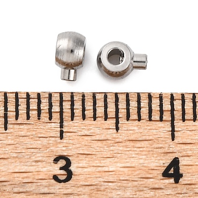 Ion Plating(IP) 304 Stainless Steel Crimp Beads X-STAS-P373-02P-1