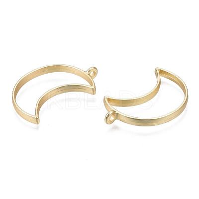 Matte Style Rack Plating Alloy Open Back Bezel Pendants X-PALLOY-S047-39C-FF-1