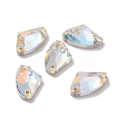 Axe Shape Sew on Rhinestone RGLA-C001-01B-001LA-1