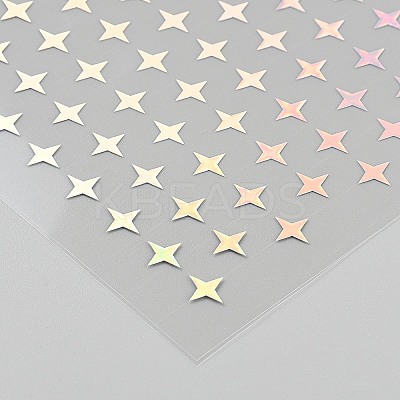 Laser PET Plasitc Stickers DIY-WH20011-43E-1