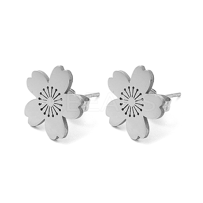 Non-Tarnish 304 Stainless Steel Stud Earrings EJEW-K285-06P-1