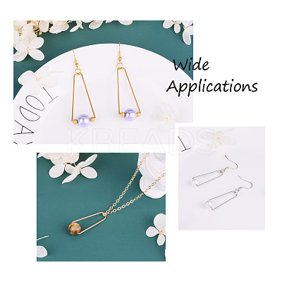 PVD Vacuum Plating 304 Stainless Steel Ice Pick Pinch Bails STAS-TA0001-27-1