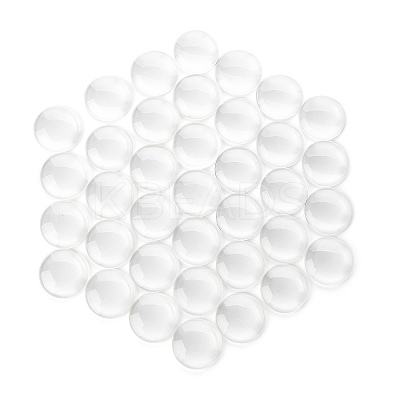 Transparent Glass Cabochons GGLA-YW0001-06B-1