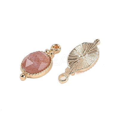 Natural Strawberry Quartz Faceted Pendans KK-L218-003G-04-1