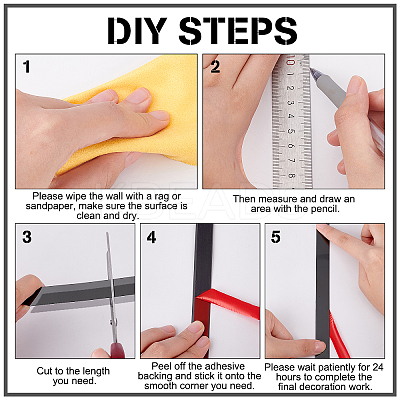 Flexible Self Adhesive Stainless Steel Molding Trim AJEW-WH0258-213B-1
