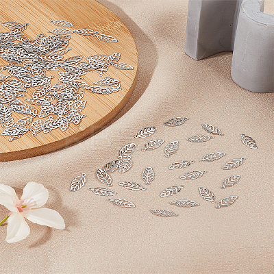 200Pcs 304 Stainless Steel Charms STAS-LP0002-65-1
