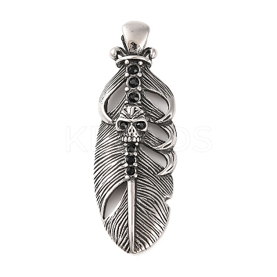 316 Surgical Stainless Steel Big Pendants STAS-Z073-34AS-1