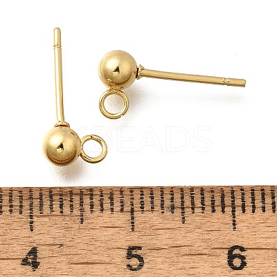201 Stainless Steel Stud Earring Findings STAS-T031-15G-1