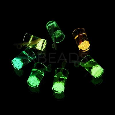Luminous Translucent Resin Pendants RESI-D057-14-1
