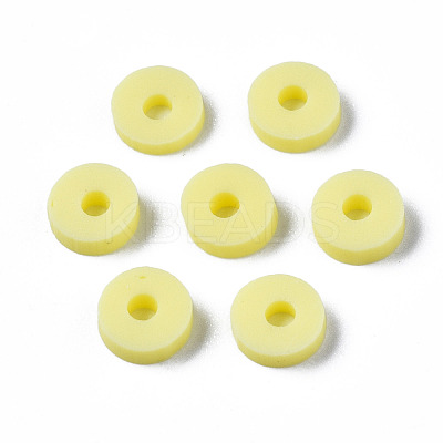Handmade Polymer Clay Beads CLAY-R067-4.0mm-B23-1