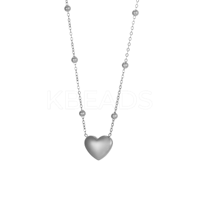 304 Stainless Steel Pendant Necklaces STAS-OY009-37P-1