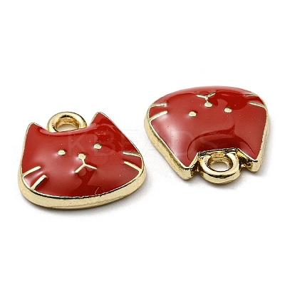 Golden Plated Alloy Charms ENAM-L042-01G-06-1