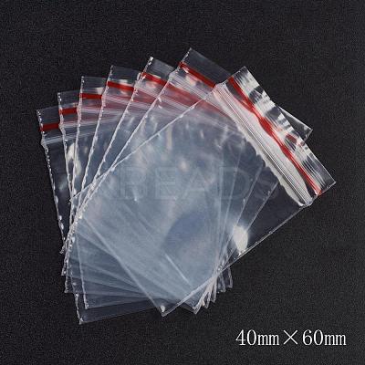 Plastic Resealable Packaging Bags OPP-G001-A-4x6cm-1
