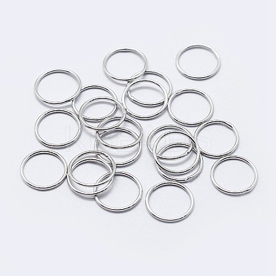 Sterling Silver Closed Jump Rings STER-F036-03P-0.8x5-1
