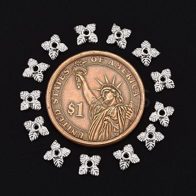 Tibetan Style Bead Caps X-TIBEB-Q018-S-LF-1