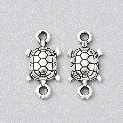 Tibetan Style Zinc Alloy Connector Charms FIND-WH0126-564C-1