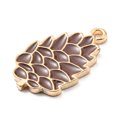 Thanksgiving Day Alloy Enamel Pendants ENAM-D060-01G-KCG-1