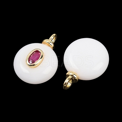 Natural White Jade Pendants G-Z134-03G-01-1