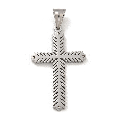 304 Stainless Steel Pendants STAS-D110-19AS-1