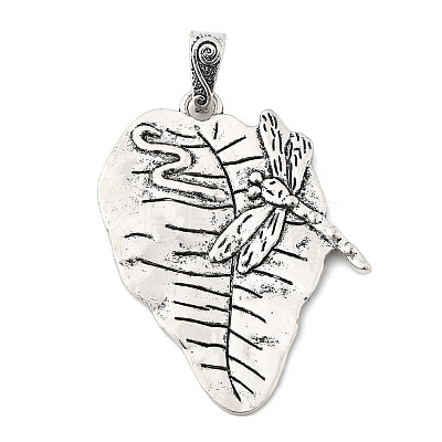 Tibetan Style Alloy Big Pendants PALLOY-D362-02AS-E-1