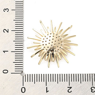Brass Micro Pave Cubic Zirconia Pendants KK-H455-41G-1