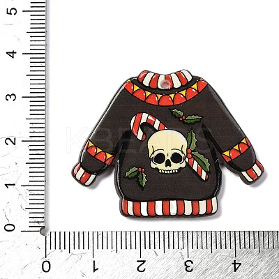 Halloween Theme Acrylic Pendants OACR-Q098-02B-1