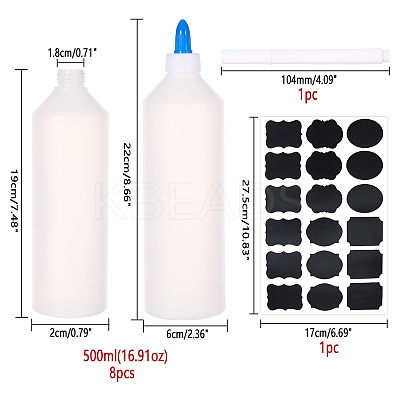 DIY Pigment Storage Bottle Kits DIY-PH0027-12-1