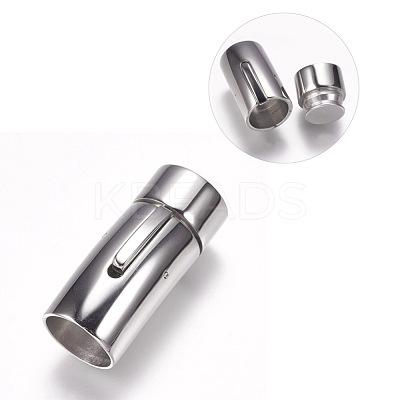 Tarnish Resistant 304 Stainless Steel Bayonet Clasps STAS-O114-031P-D-1