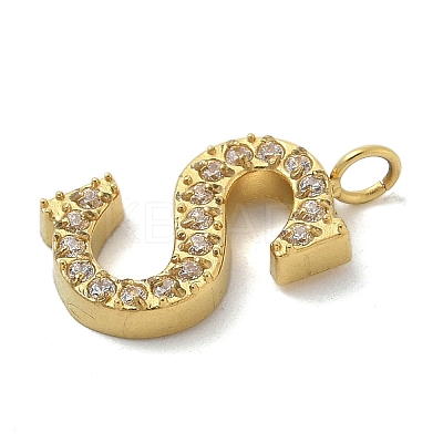 Ion Plating(IP) 304 Stainless Steel Micro Pave Cubic Zirconia Pendants STAS-Z107-03G-18-1