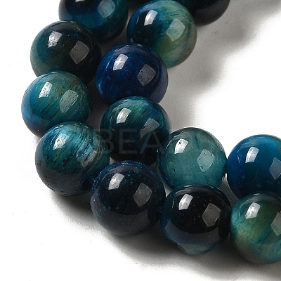 Grade AB+ Dyed Natural Tiger Eye Beads Strands LS-G-G102-A02-02-1