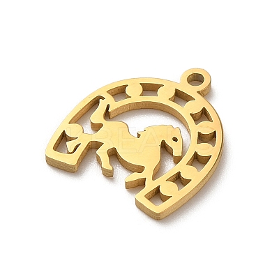 304 Stainless Steel Charms STAS-O005-17G-1