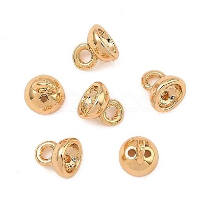 SHEGRACE Brass Bead Cap Pendant Bails XGRQ6M831-912G-1