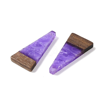 Resin & Wood Pendants WOOD-F015-03E-1