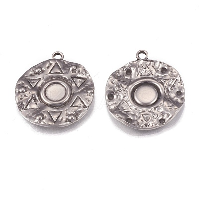 304 Stainless Steel Pendants STAS-H109-25B-1