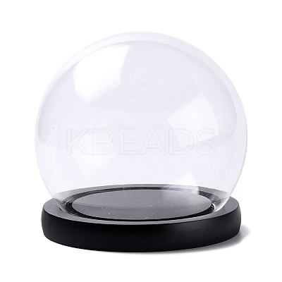 High Borosilicate Glass Cloche Globe Display Dome ODIS-F007-01B-1