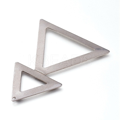 Tarnish Resistant 304 Stainless Steel Big Pendants STAS-Z014-01P-1