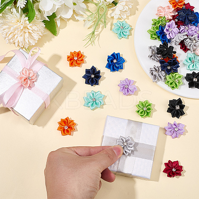 50Pcs 10 Colors Handmade Polyester Costume Accessories DIY-SP0006-45-1